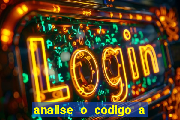 analise o codigo a seguir 1 import javax.swing.joptionpane